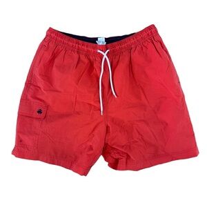 Brooks Brothers “346” Men’s Orange Red Swim Trucks Sz. LARGE
